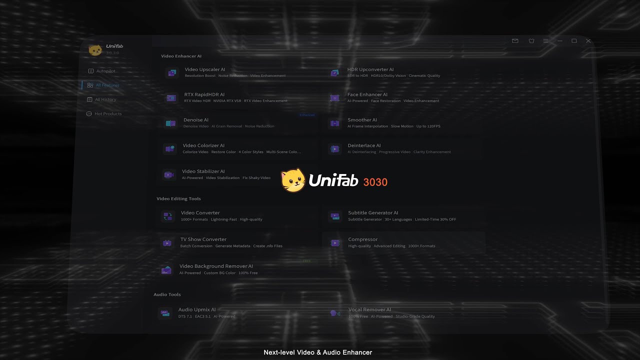 UniFab 3030 Release | Nvidia 50 utilization improvement & UI optimization