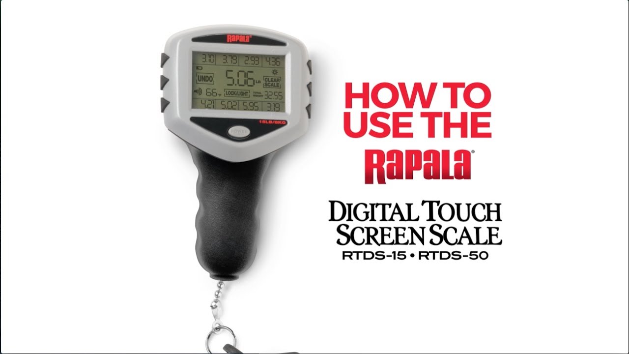 Rapala&reg; RTDS Scale Instructions