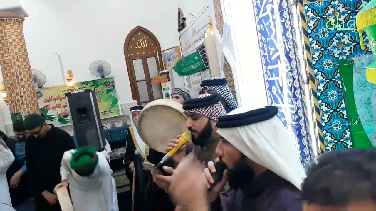 المداح ميسر الحيالي والمداح حمزه المسعودي هي قادر عبد القادر هي كيلاني في بغداد مع حلقة المولود