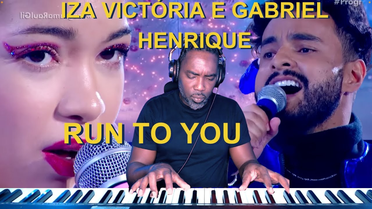 Gabriel Henrique and Iza Victória 