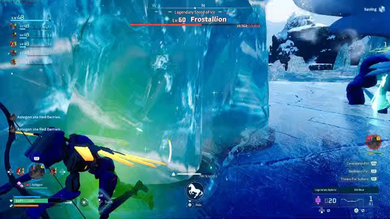 Level 47 vs Frostallion – INSANE SOLO CATCH! | Palworld