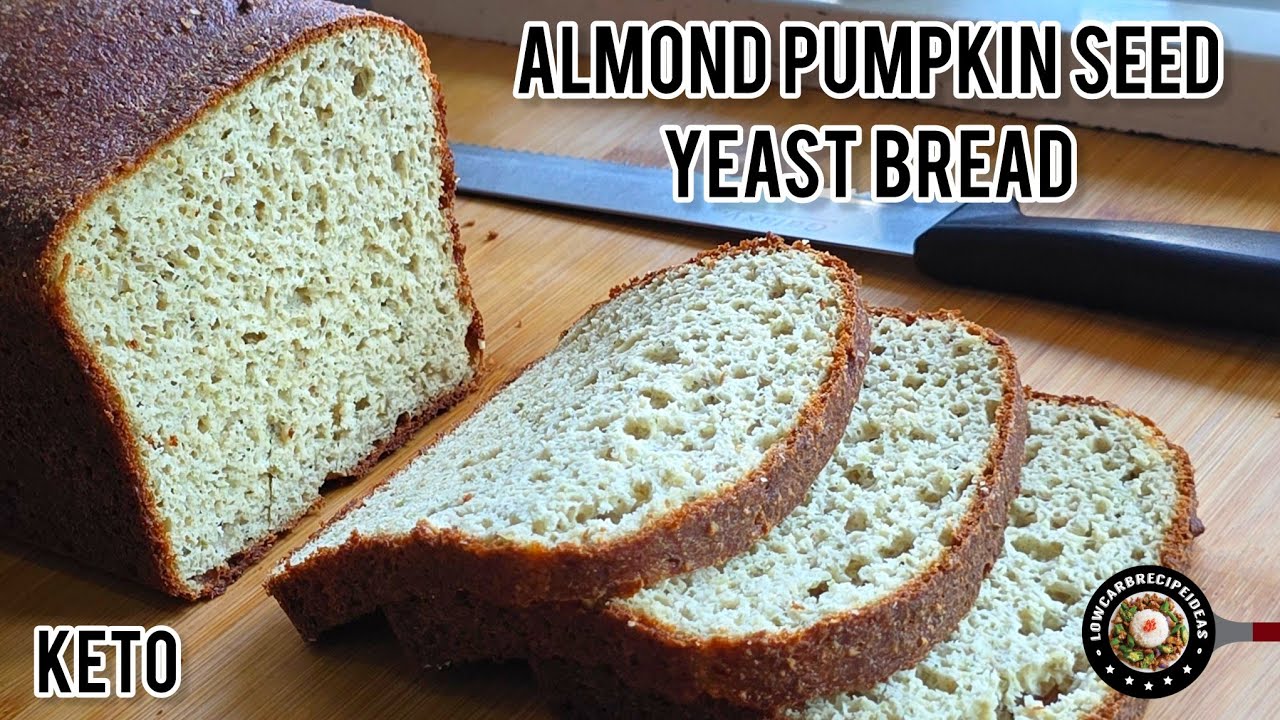 The most amazing combo | Almond Pumpkin Seed Yeast Bread | Rises incredibly high | Soft & fluffy