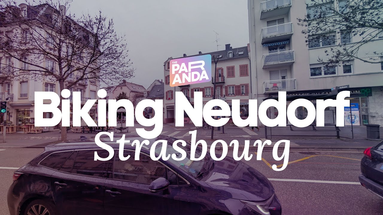 Biking Neudorf, Strasbourg 4K 60p