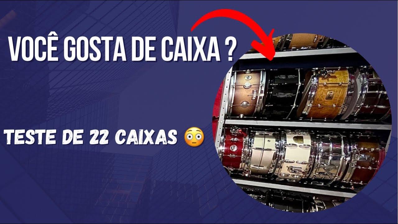 GOSTA DE CAIXA DE BATERA ? CONEHÇA ALGUMAS DAS MINHAS CAIXAS