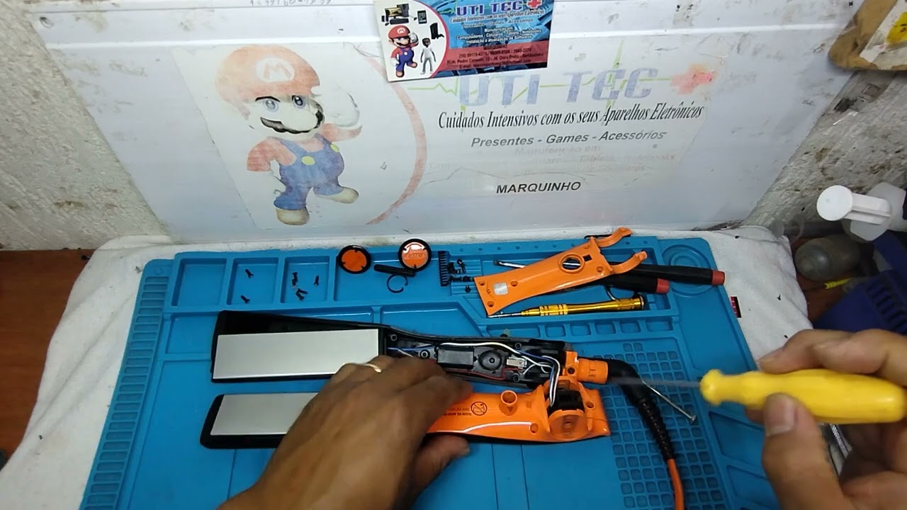 Como desmontar chapinha da Taiff Titanium 450 não liga não esquenta!