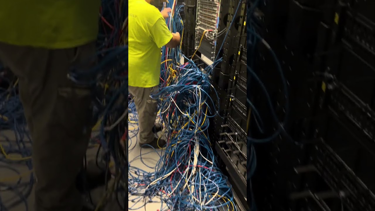 Network Closet Cleanup Video