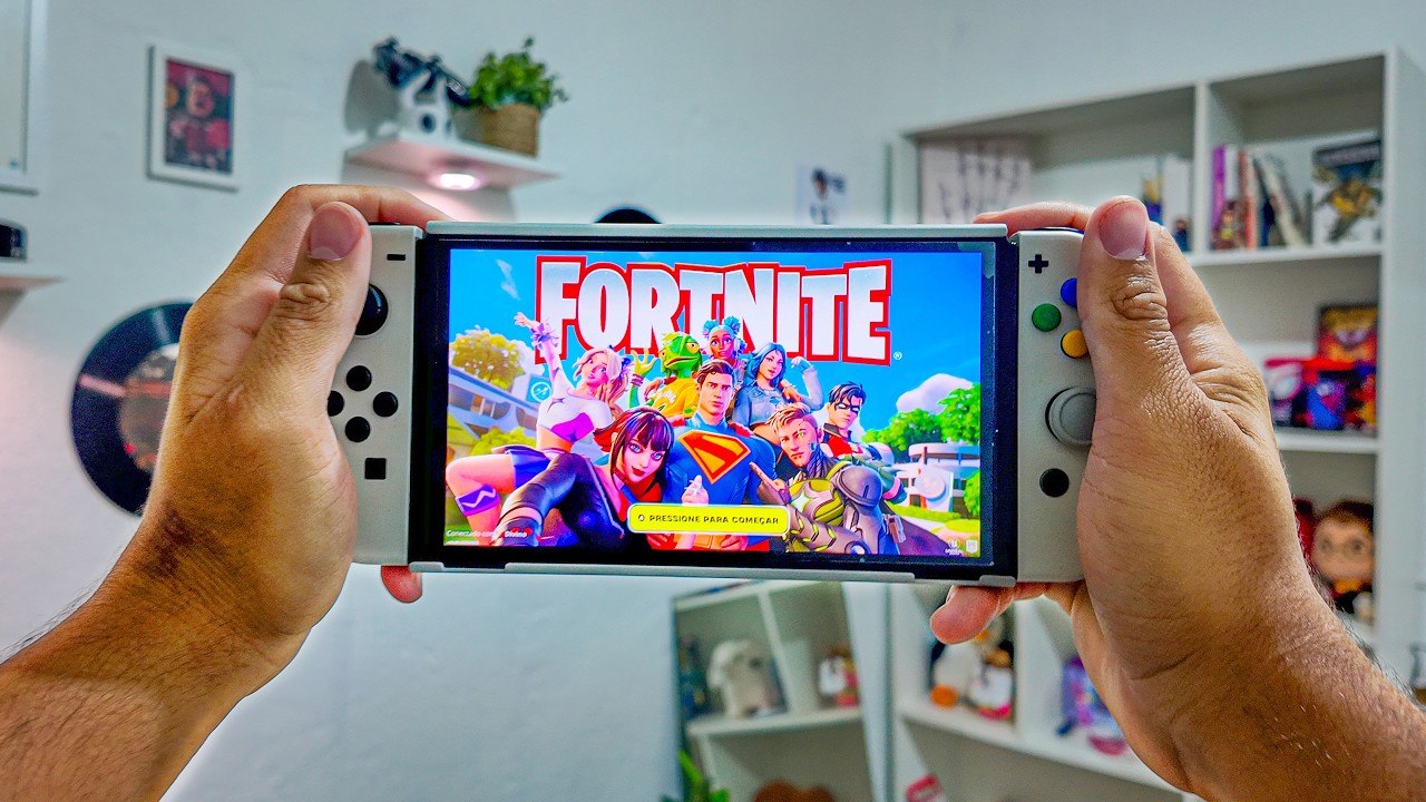 COMPREI UM NINTENDO SWITCH OLED USADO EM 2025 E ME SURPREENDI!