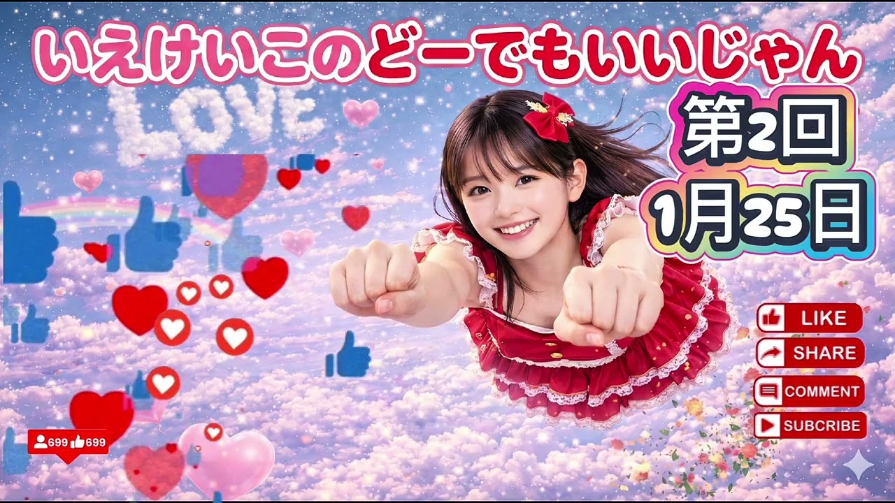 【ラジオ番組】いえけいこのどーでもいいいいじゃん！第2回1月25日