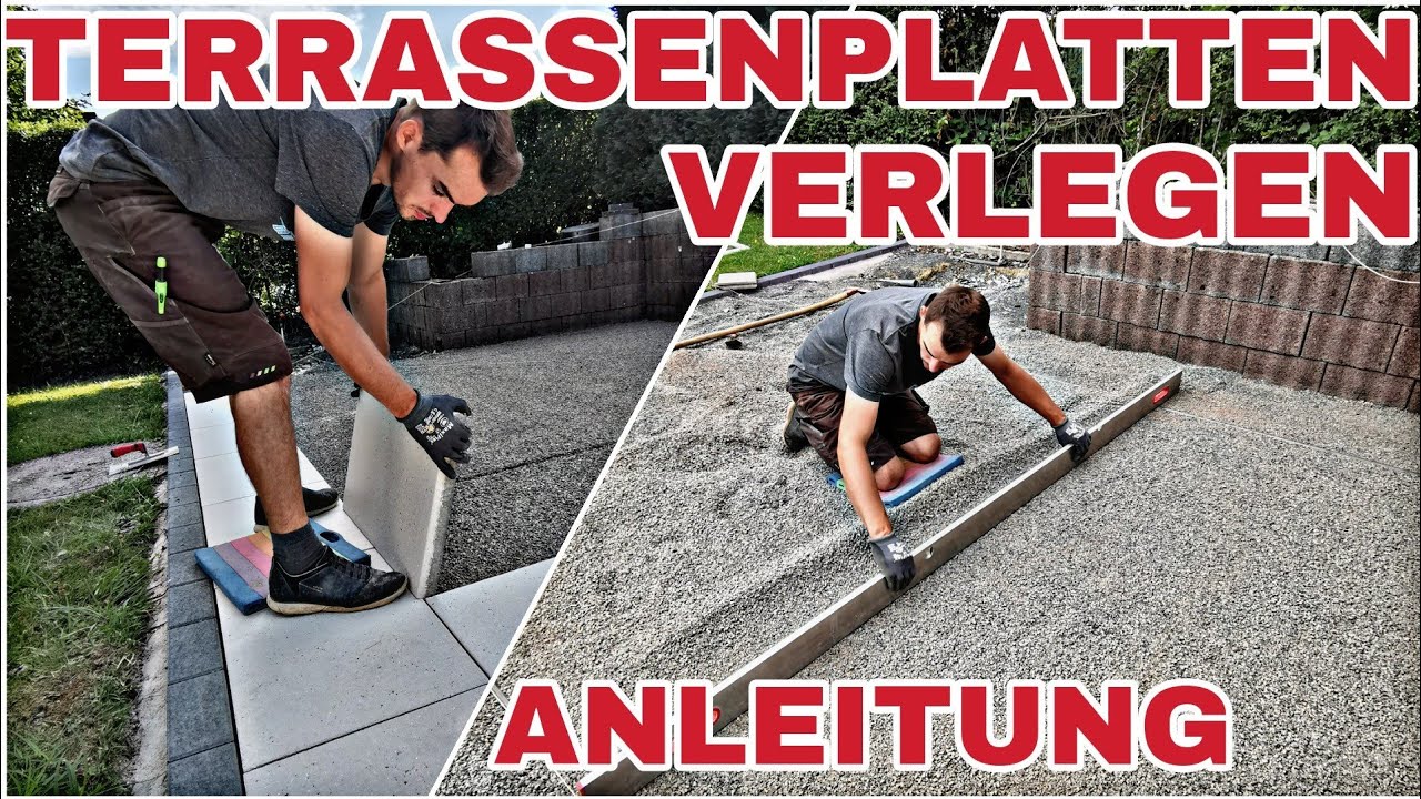 So verlegt man Terrassenplatten auf Splitt | Das Werkzeug 🛠️ brauchst du