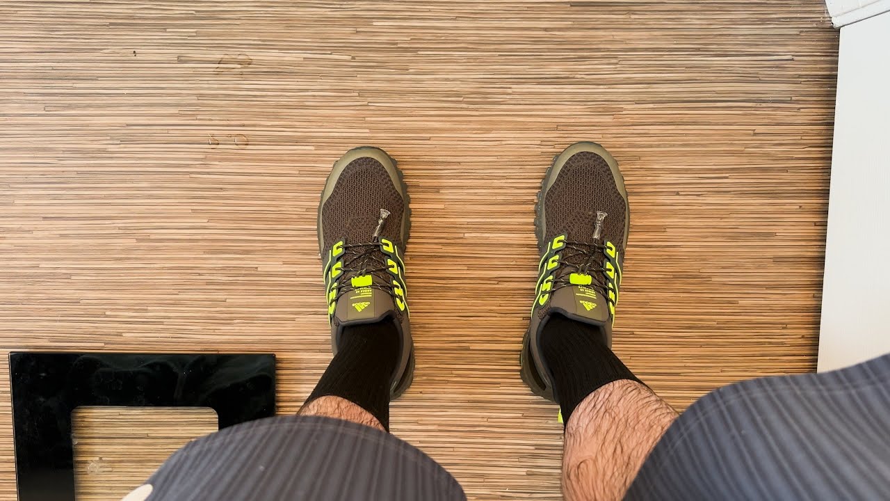 Wet Adidas Ultraboost 1.0 ATR in the Bath