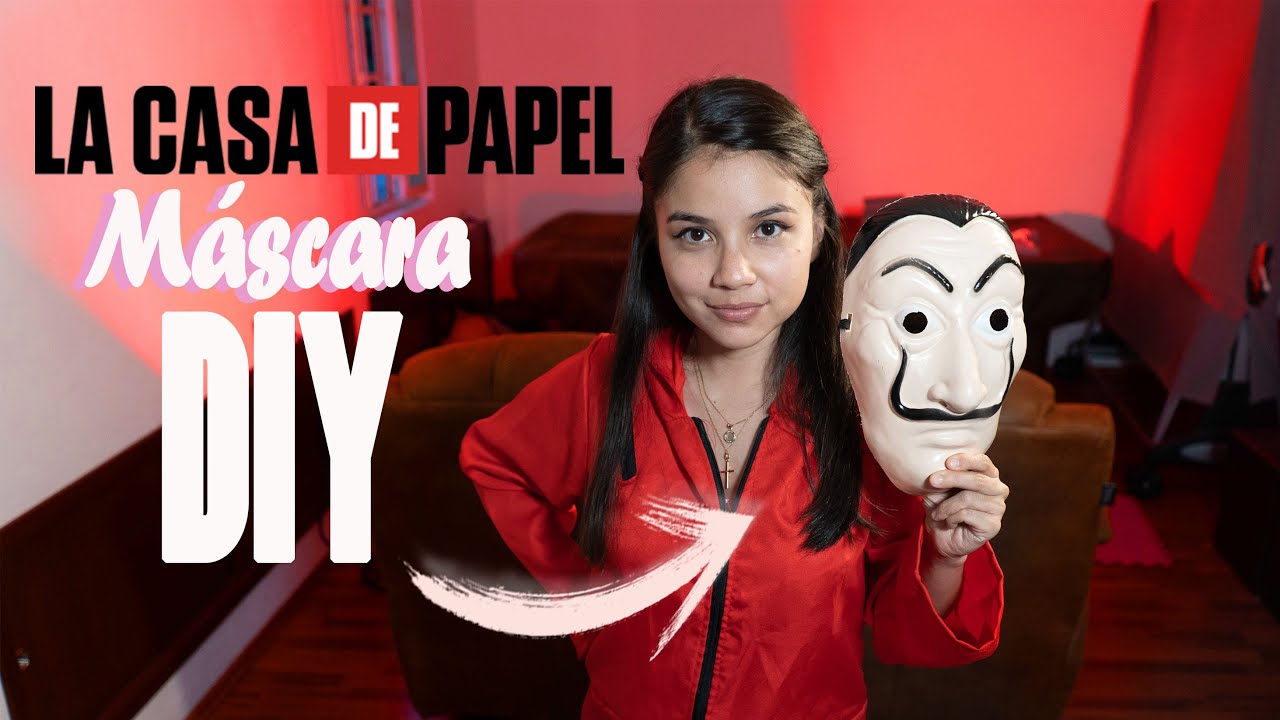 DIY Máscara Dalí La casa de Papel │+ Plantillas│Paper Lup ♥