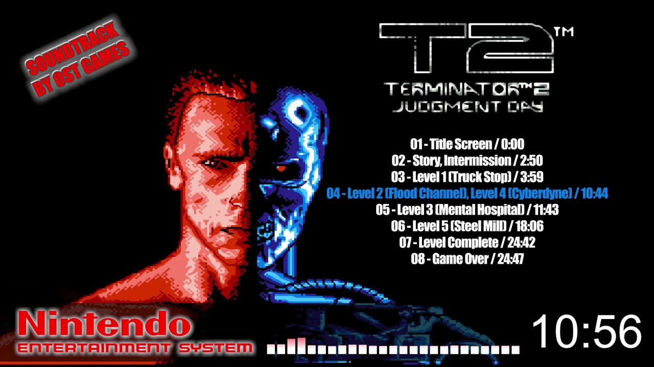 Terminator 2: Judgment Day OST | 1992 | NES - complete soundtrack in one video