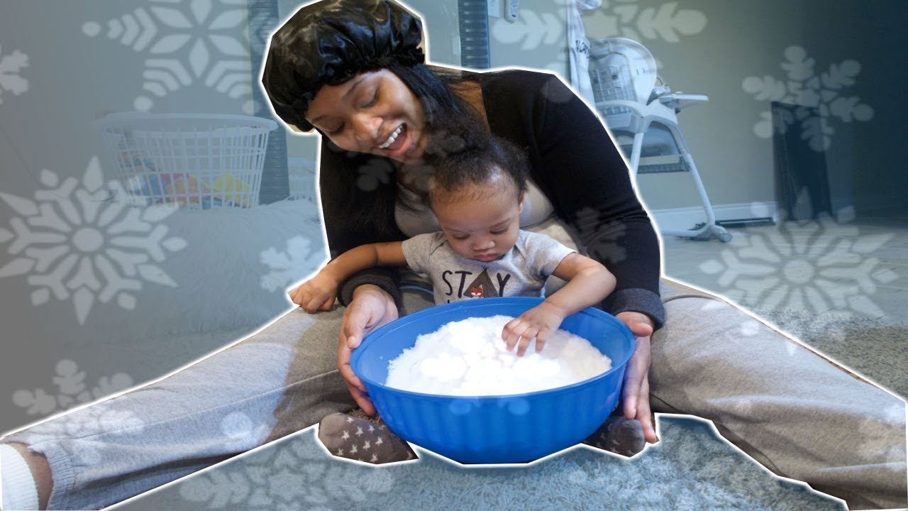 Nelson Family New Intro!! Baby Niqo first reaction to SNOW!!!