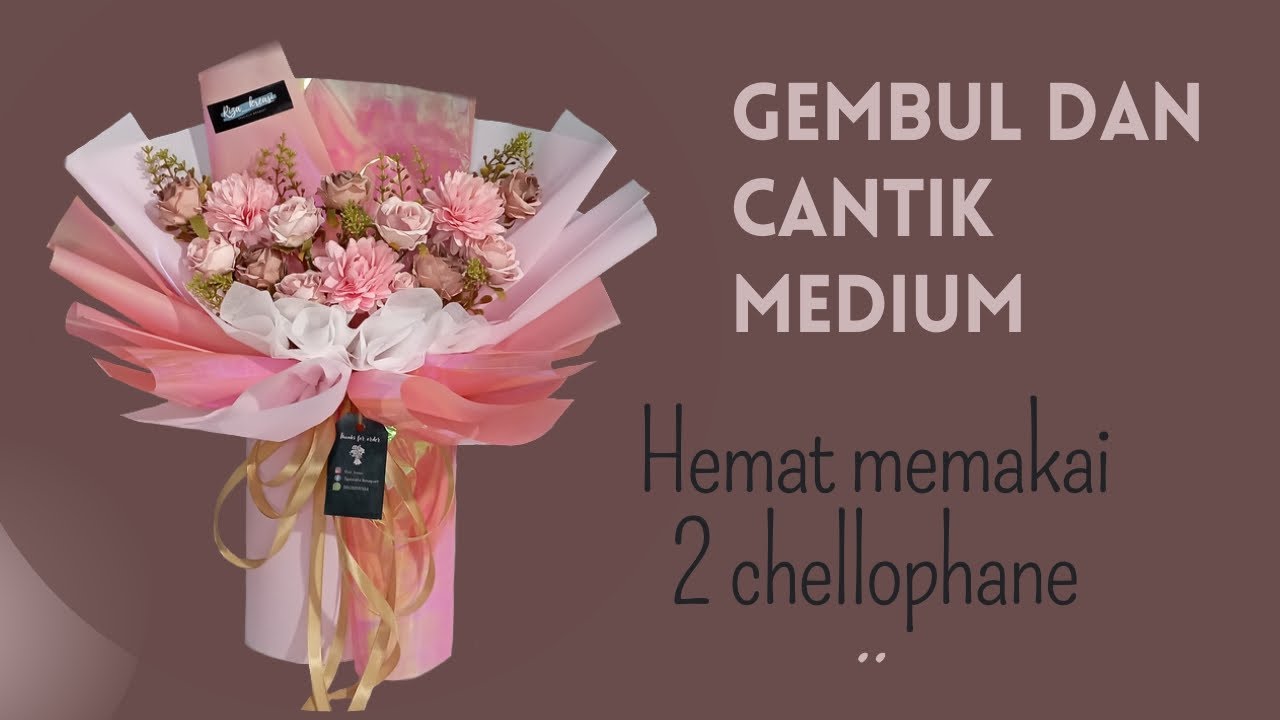Tutorial buket bunga tehnik cubit