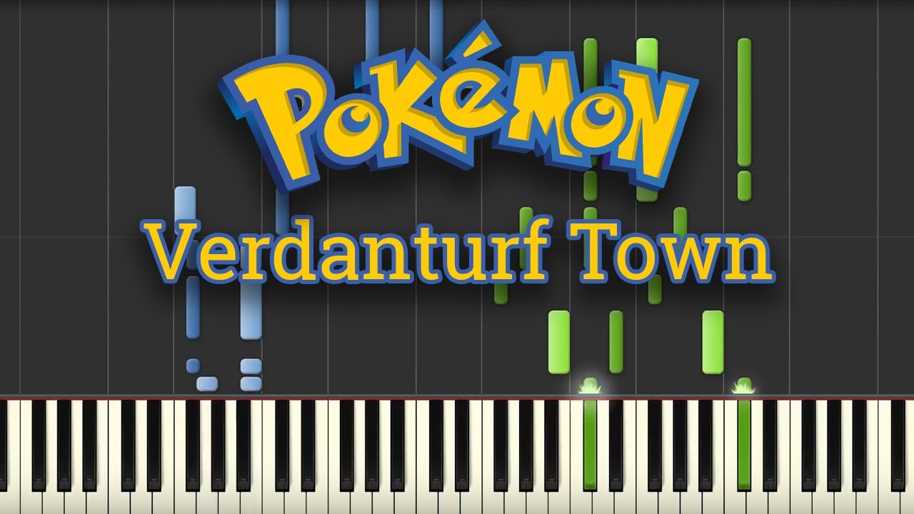 Verdanturf Town - Pok&eacute;mon Ruby and Sapphire (Piano Tutorial)