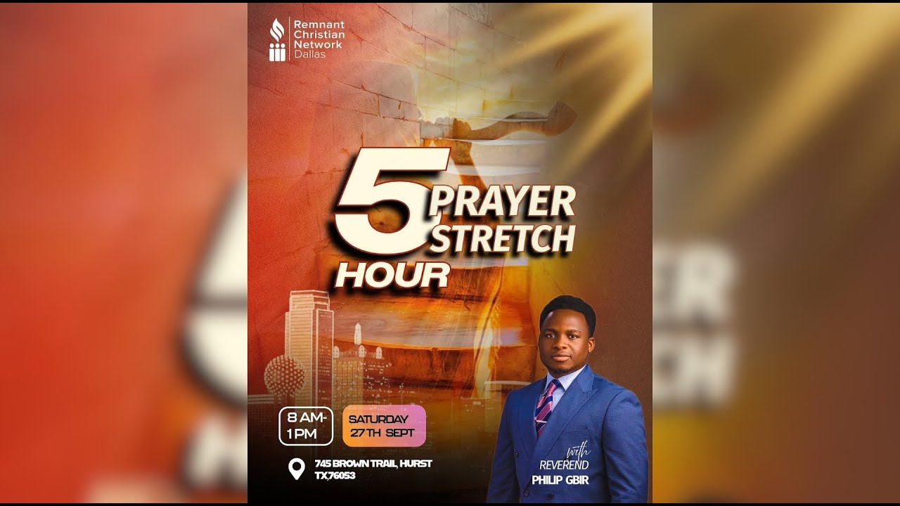 RCN DALLAS TX || 5 HOUR PRAYER || REV. PHILIP GBIR || SEP. 27, 2025