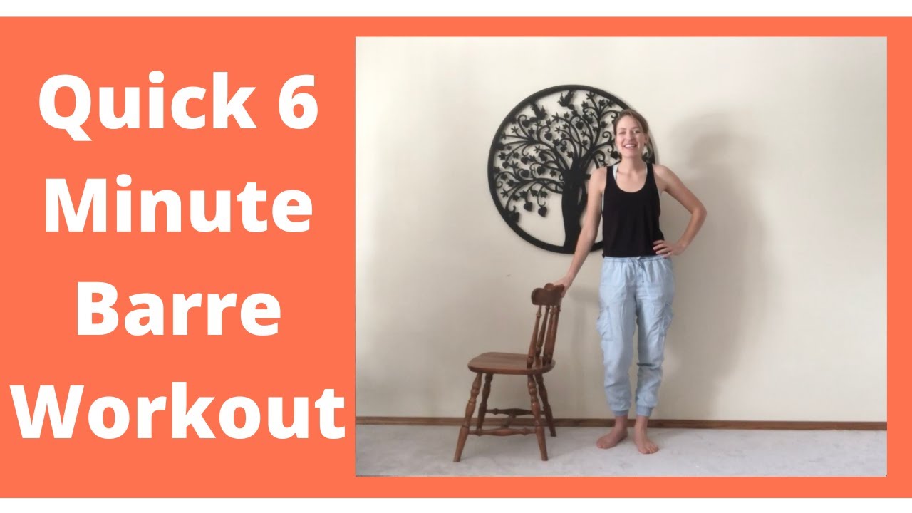 Lickety Split Barre Workout | 6 Minutes to Happy Fit Legs!