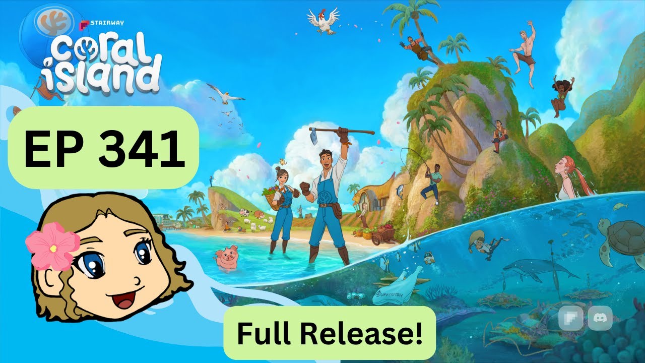Coral Island Ep 341 / I Had Some Audio Issues! Sorry 😣 / YR 4 Spring / AntagonistKim Plays