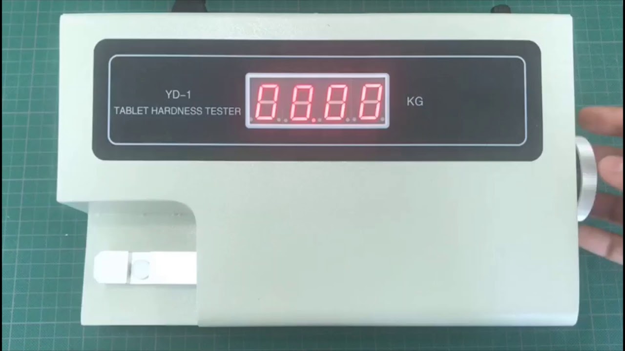 Durómetro para tabletas modelo YD1