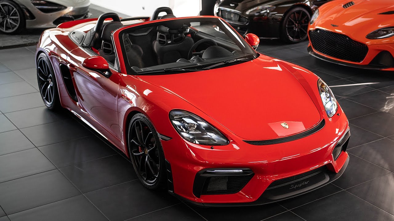 Exceptionnelle Porsche Boxster Spyder Indian RED ! + tuto décapotage