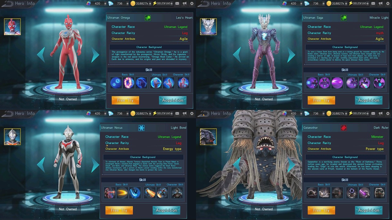 REVIEW 4 KARAKTER BARU DI BIG UPDATE KALI INI .. GG SEMUA BRO