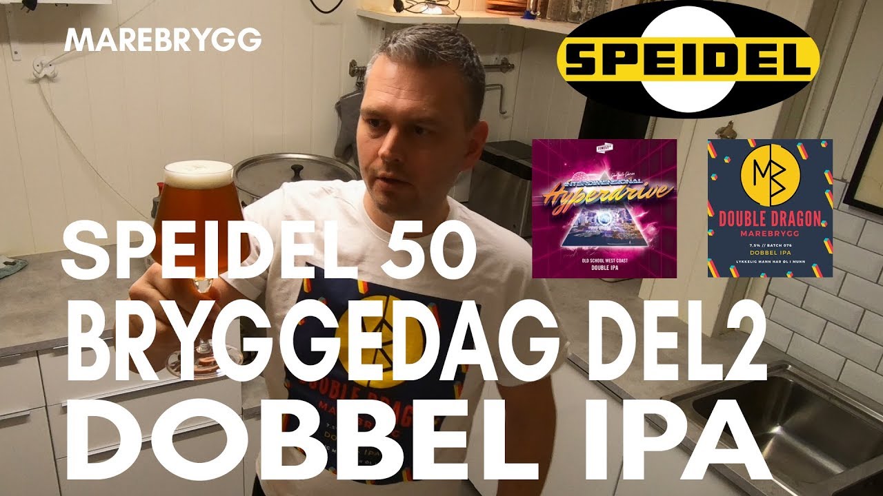 Bryggedag #1 Dobbel IPA Del 2 - Fra t&oslash;rrhumling til smaking!