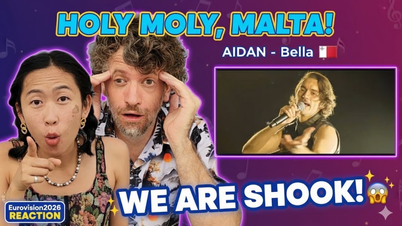 Our Reaction to AIDAN - Bella | Malta 🇲🇹 | Eurovision 2026