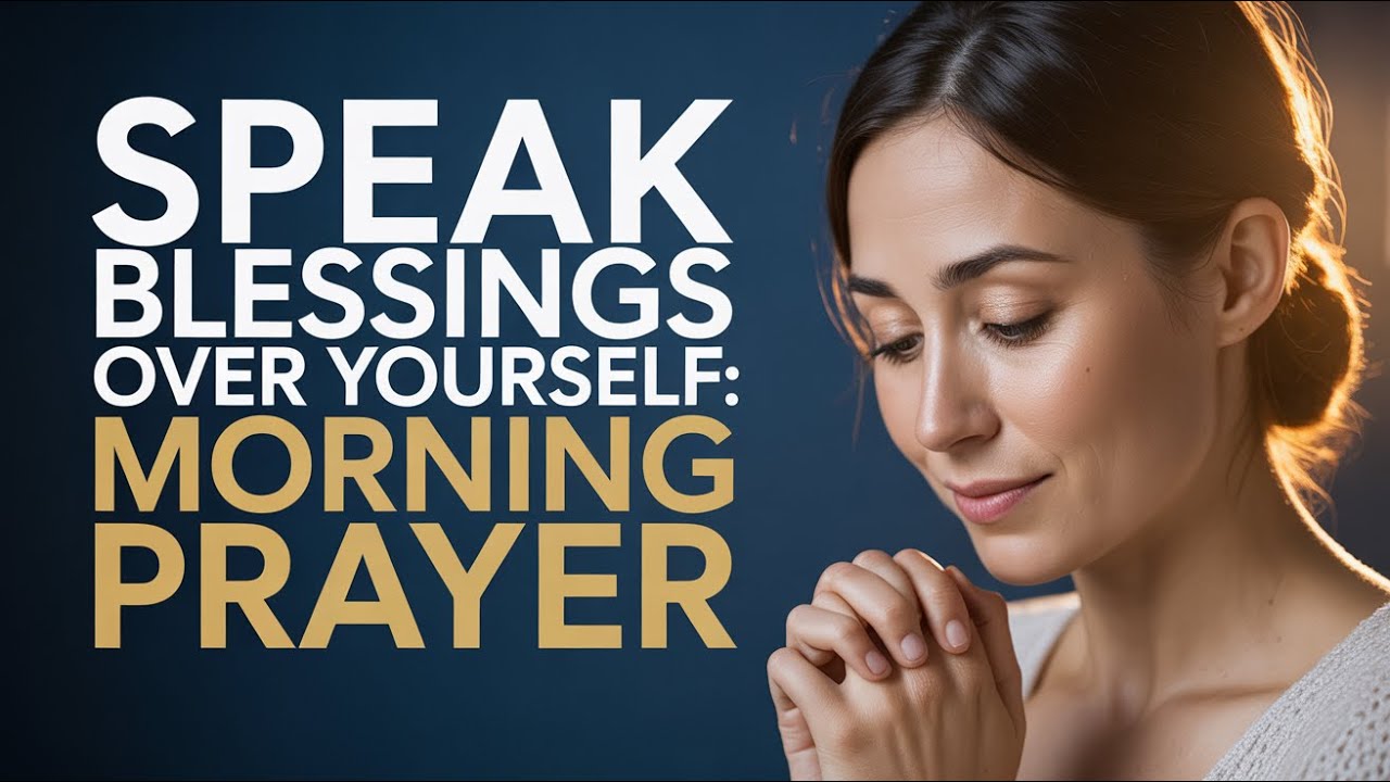 I Speak Blessings Over Myself Today | Powerful Morning Declaration Prayer