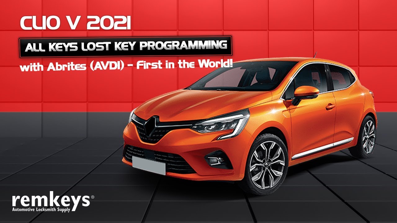 Clio 5 2021 - All Keys Lost - with Abrites (AVDI) - First in the World!
