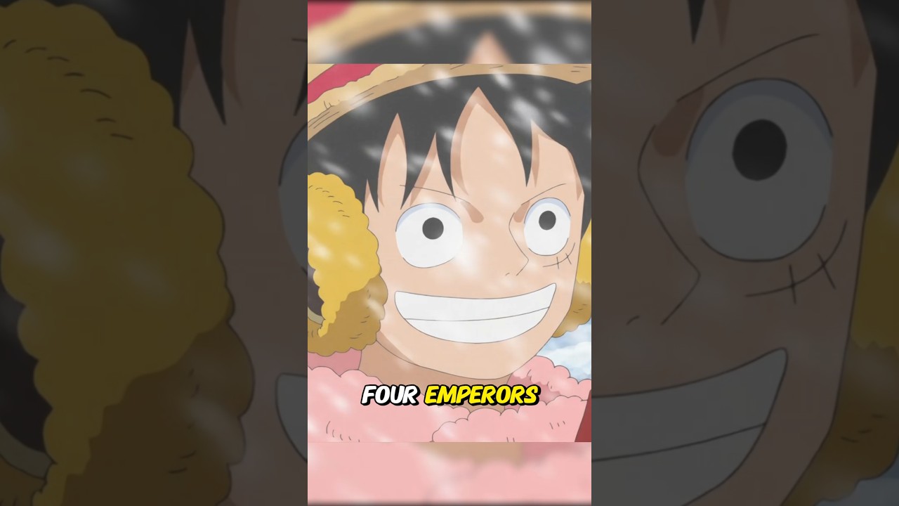 Luffy wanted to beat All 4 Emperors #onepiece #luffy
