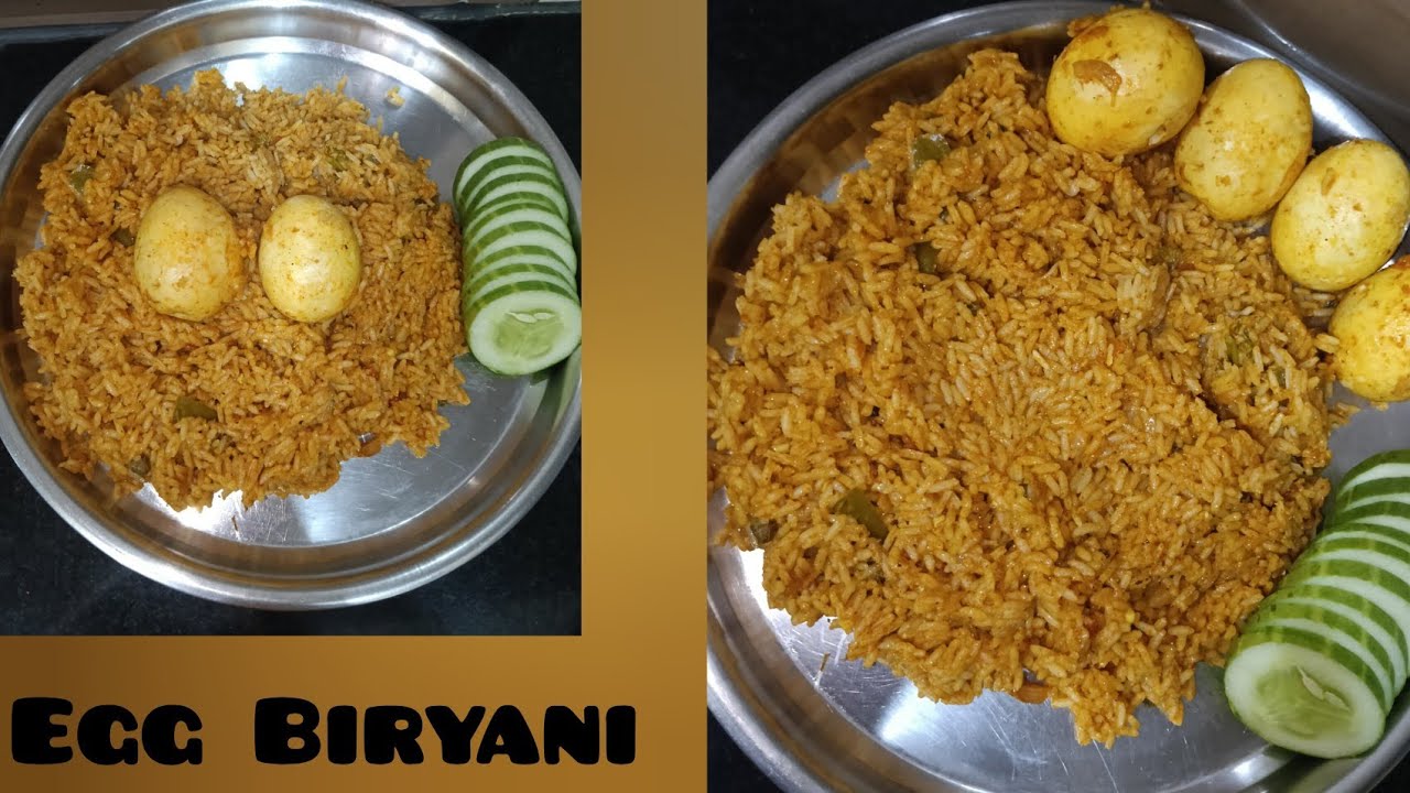 Egg Biryani recipe simple and easy 