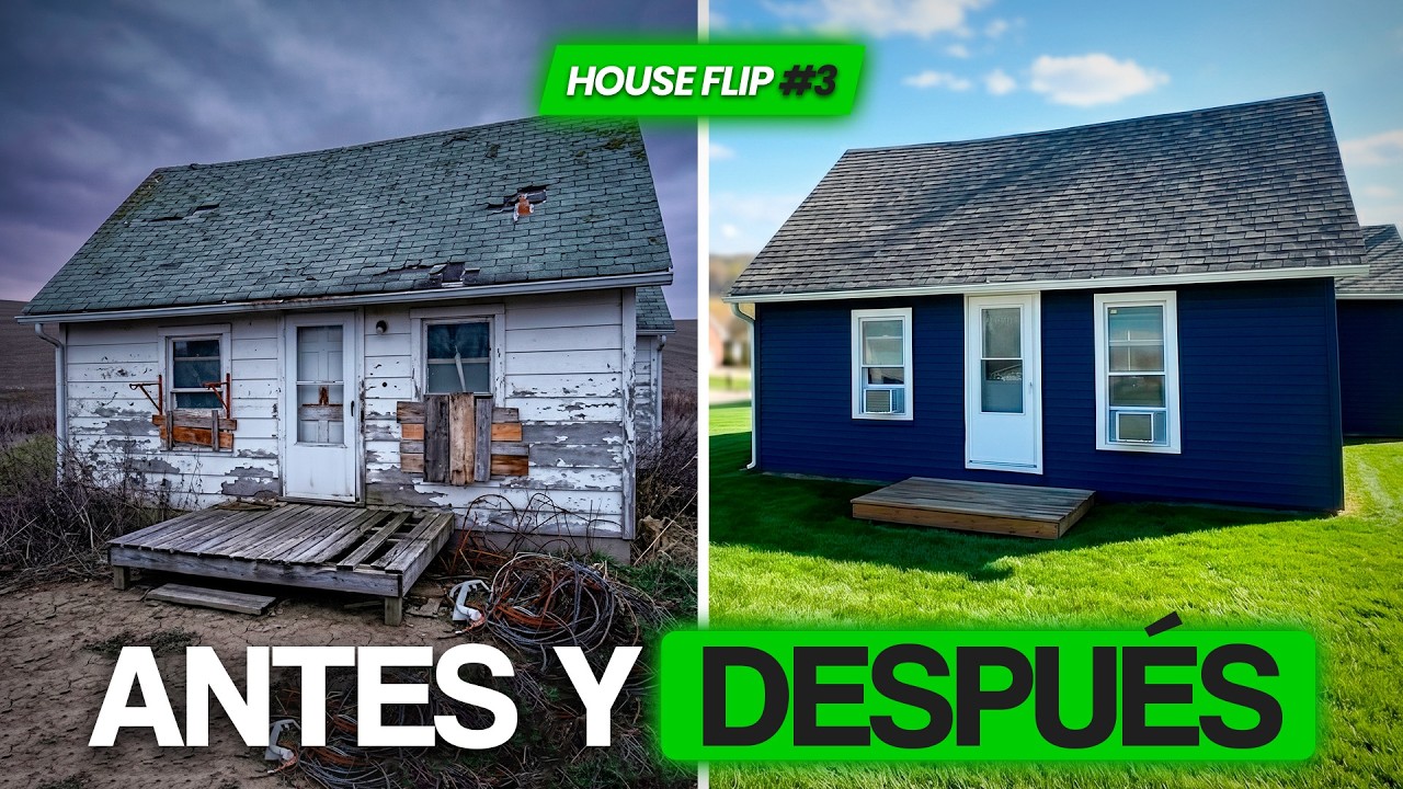 Invertí Solo $6k en mi 3ª Casa Destrozada… y Gané $28k