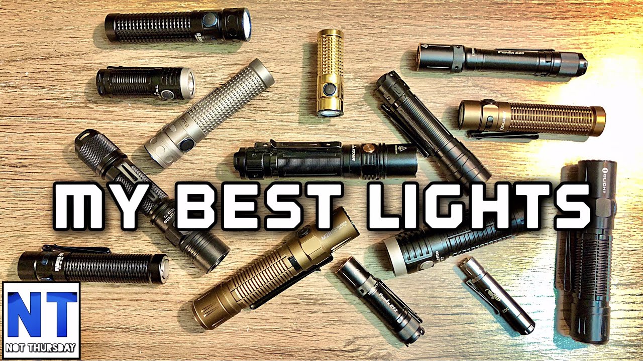 The best LED flashlights i use for EDC work duty that are bright & dependable Fenix PD36R