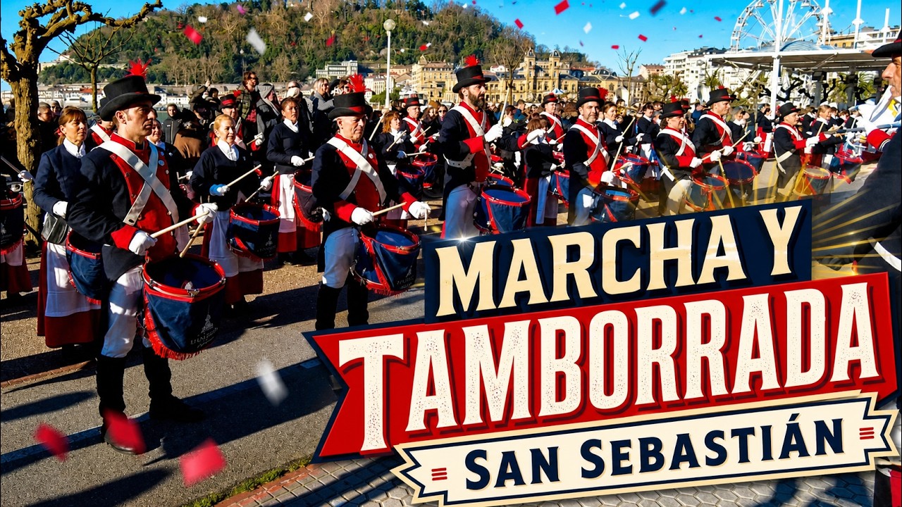 Marcha y Tamborrada de San Sebastián 2024 | GRABANDOVOY