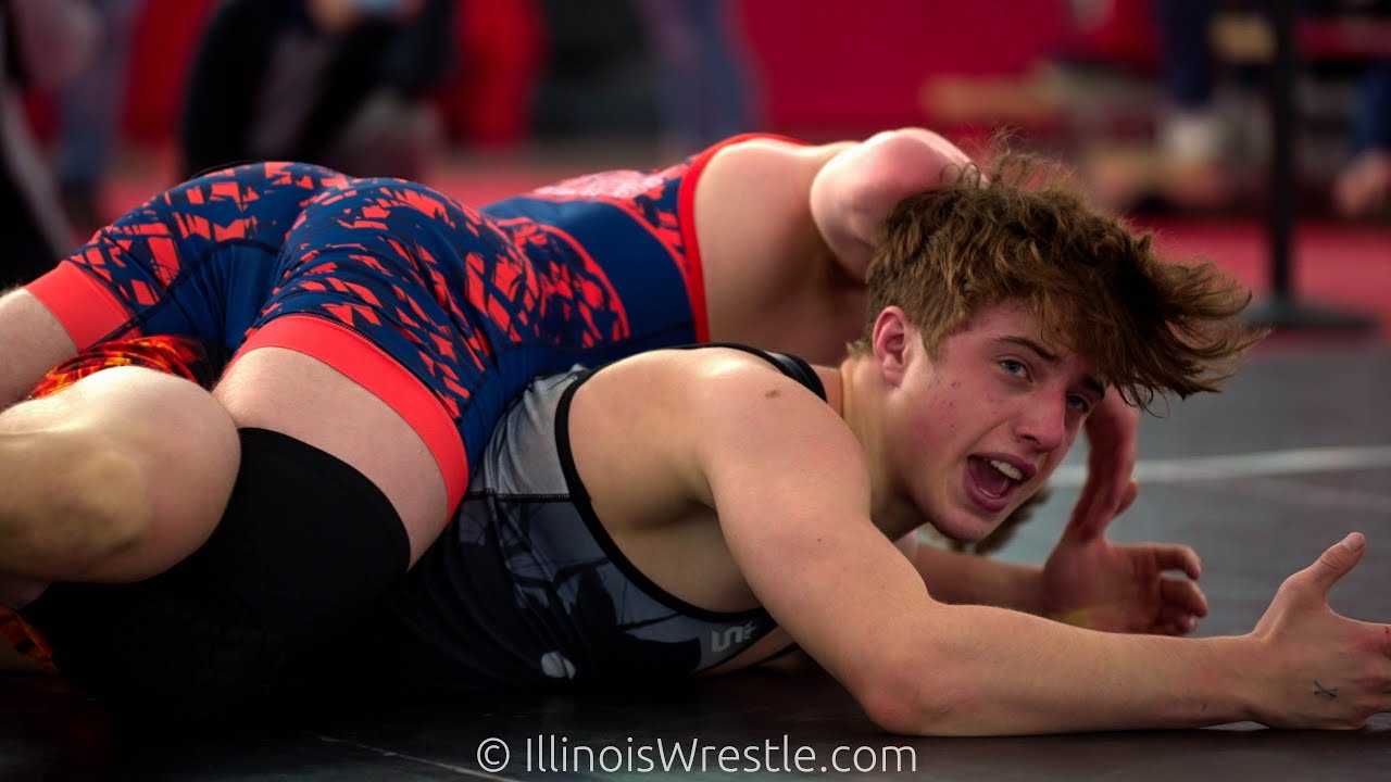132 – Lennon Steinkuehler {G} of Prospect IL vs. Connor Surtin {R} of Edwardsville IL