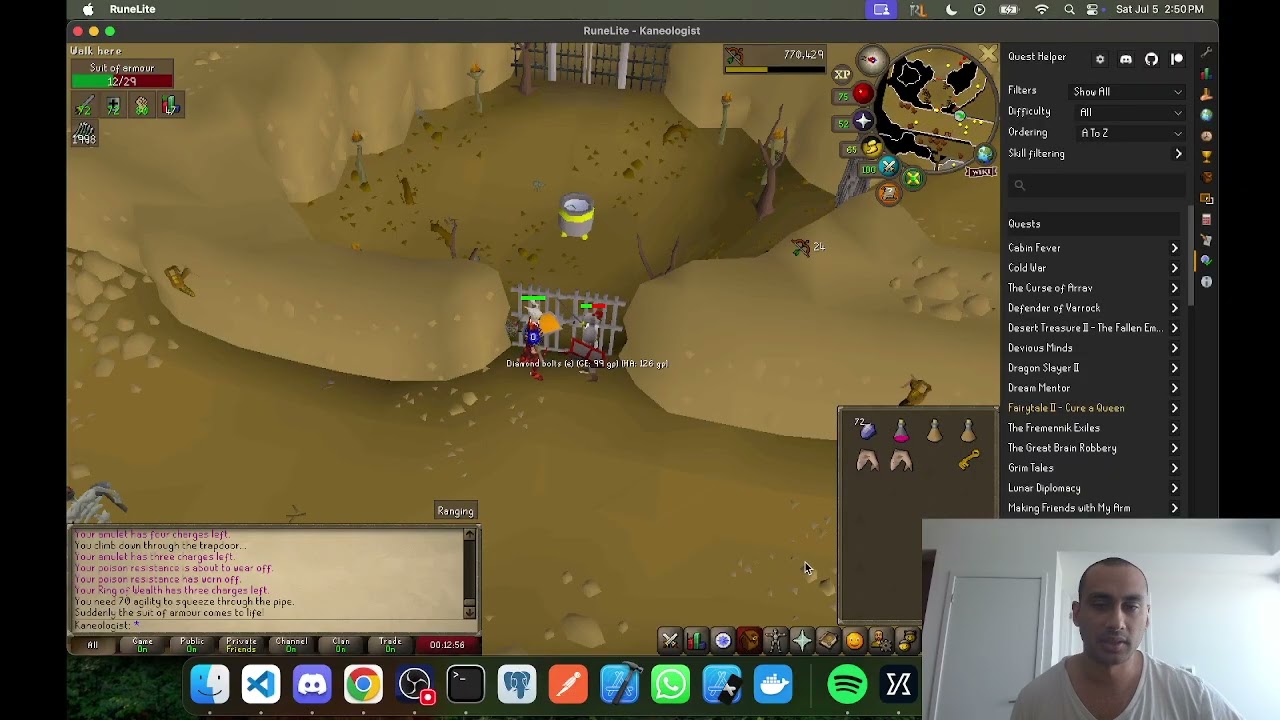 Руководство по охоте на синих драконов в OSRS (AFK + SASFESPOT)