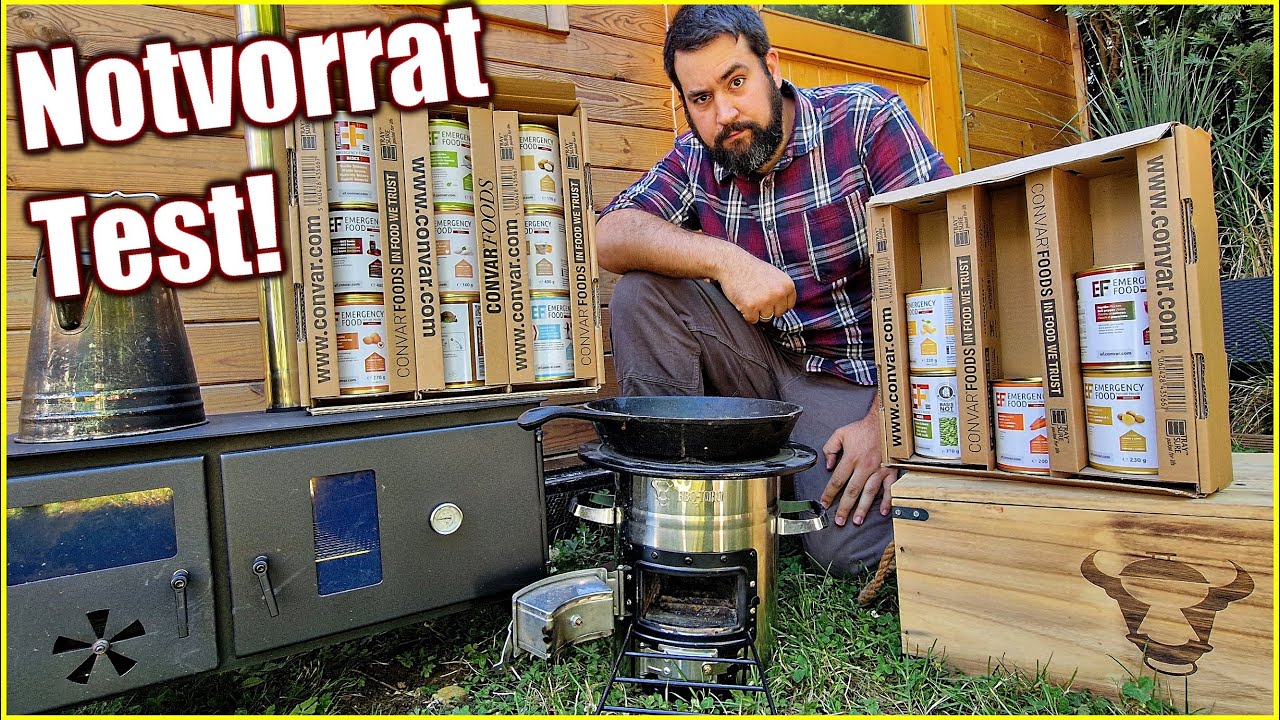 Prepper testet: Notvorrat unter realistischen Bedingungen! Mit Fehler!