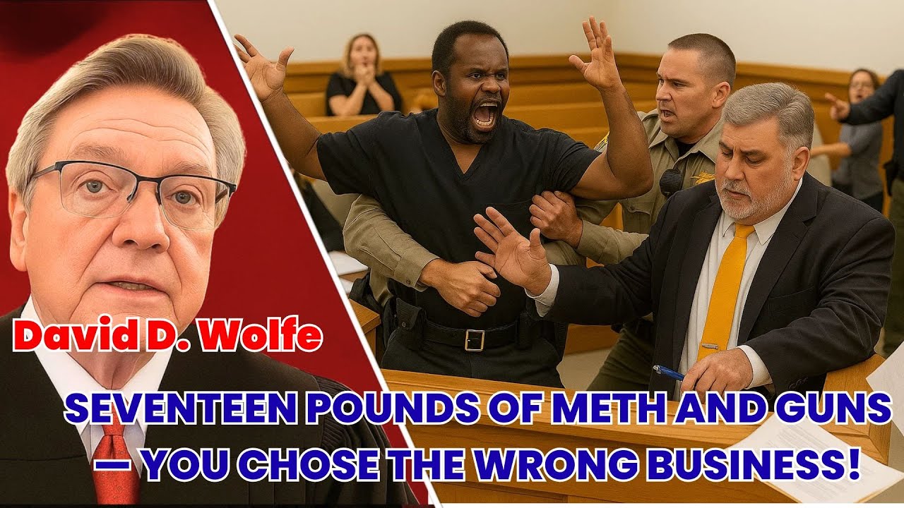Judge David Wolfe EXPLODES: &ldquo;17 Pounds of Meth &mdash; 15 Years IN PRISON!&rdquo;