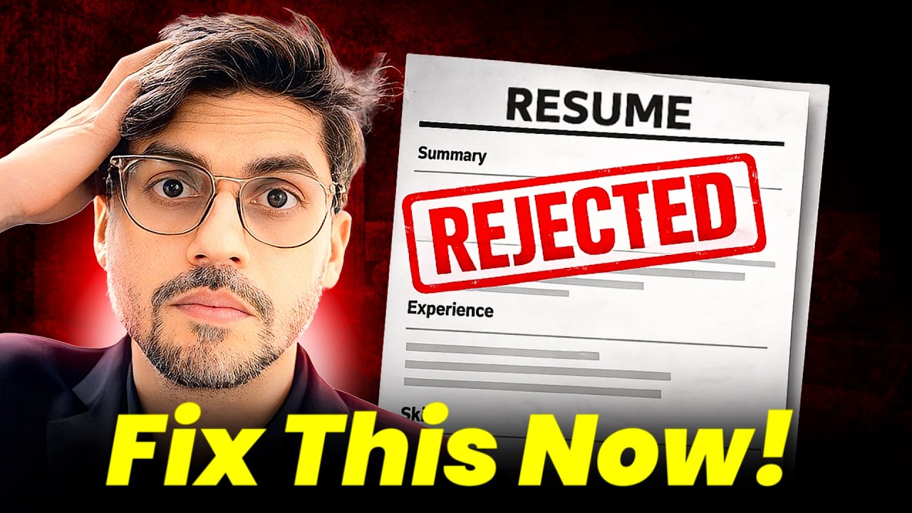 The Real Reason Your Resume Gets Rejected ❌ | ATS Friendly Resume Guide