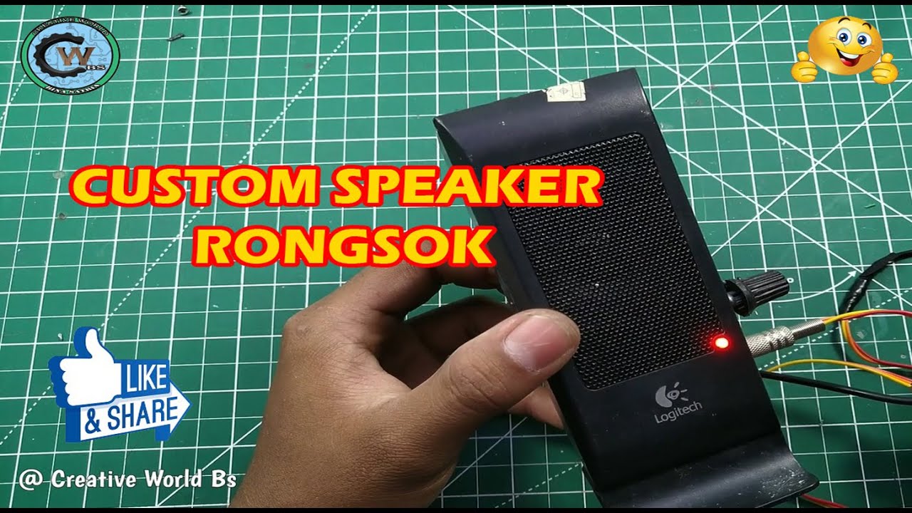 Restorasi Speaker Rusak Logitech