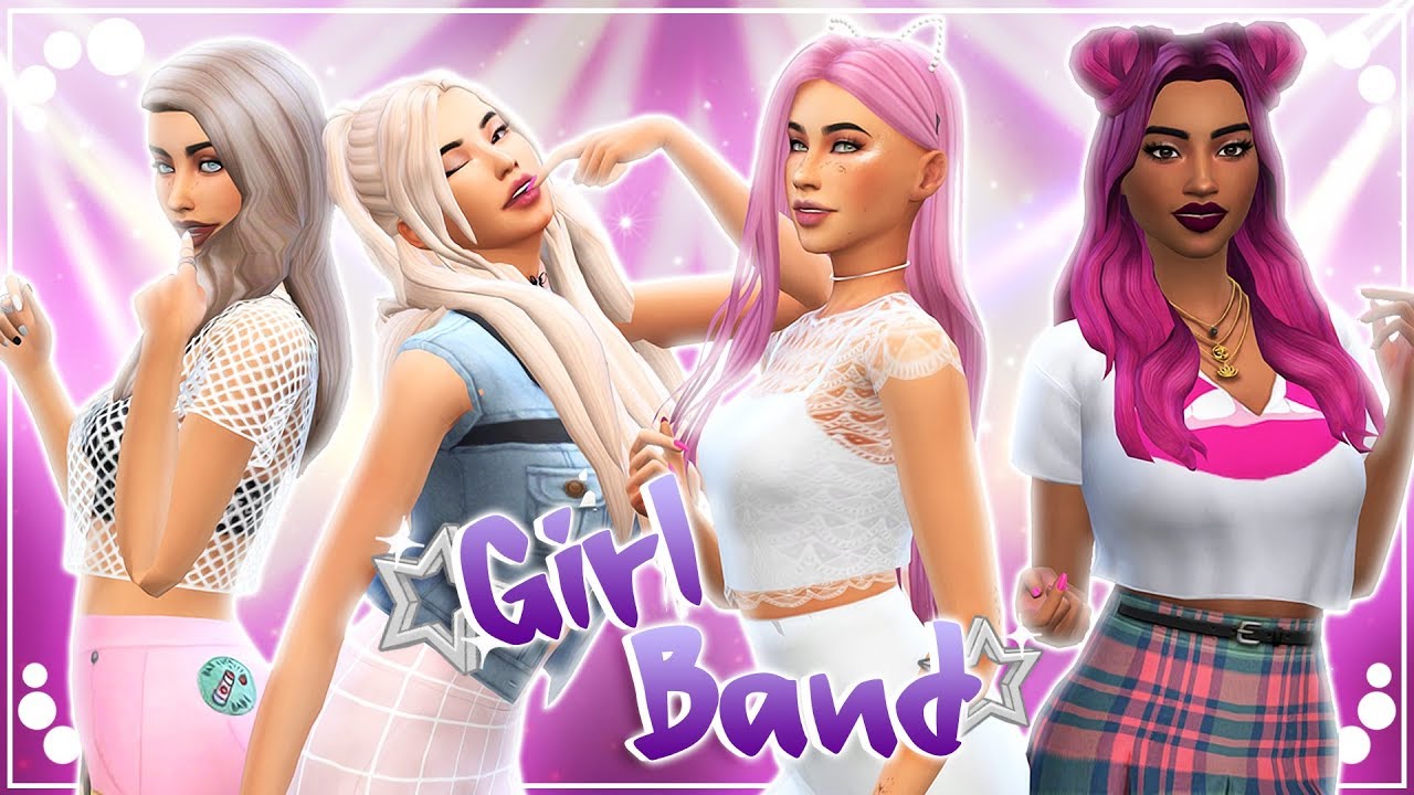 GIRL BAND 💕 +60 CC LINKS! | The Sims 4 | Create a Sim