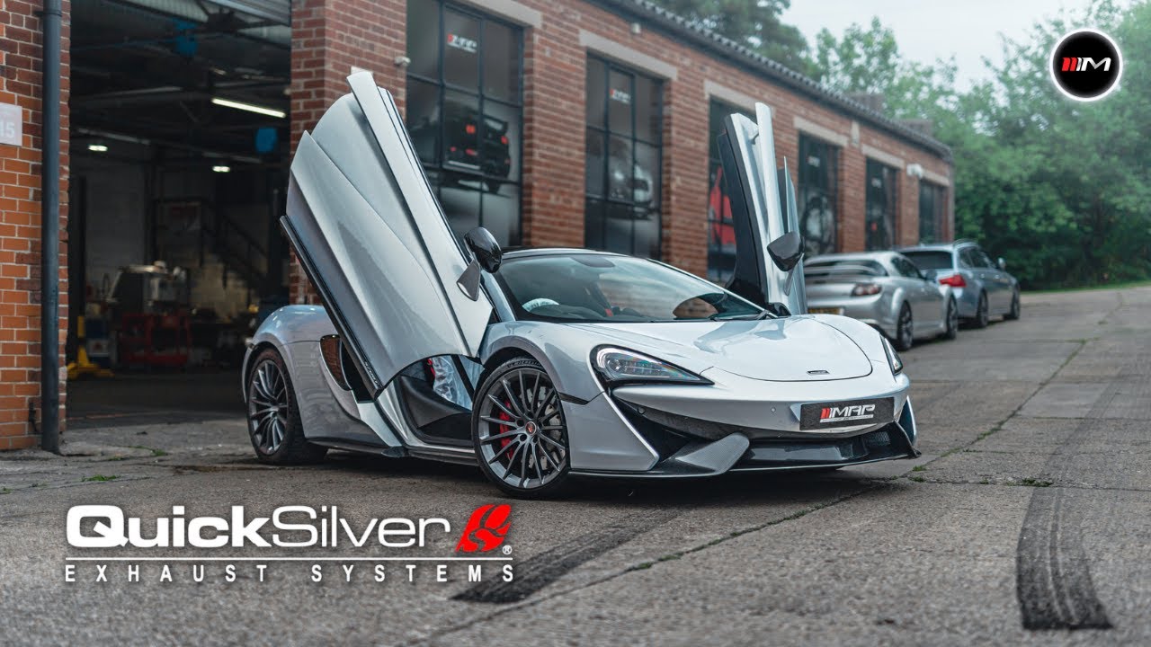 McLaren 570GT: Quick Silver Cat Back Exhaust [Before & After Sound]