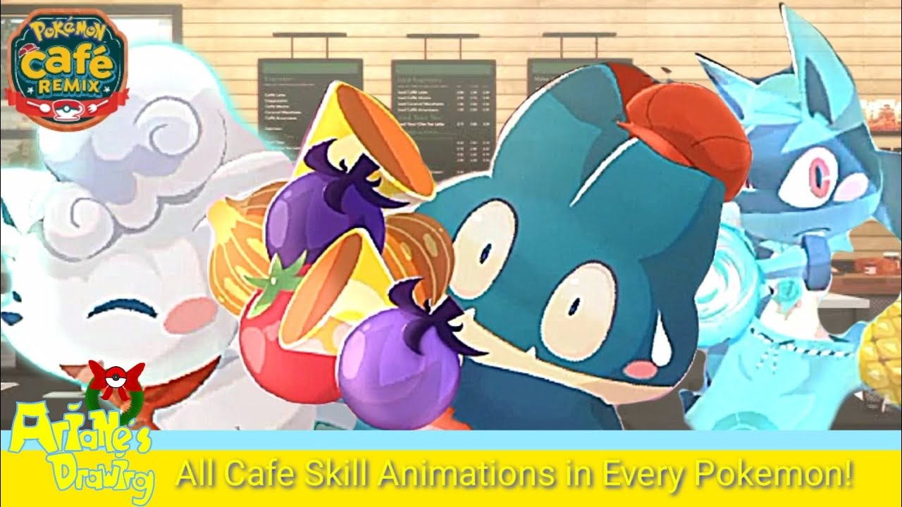 Pokemon Cafe Remix | All Cafe Skill Animations | Christmas Eve Special