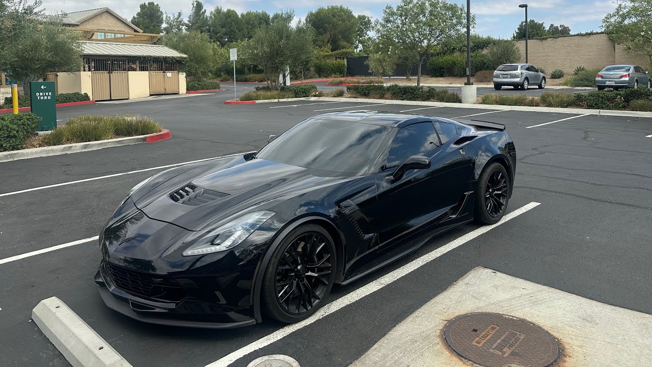 C7 Corvette Speed Engineering Headers and X pipe on my C7 Z06 #corvette #z06 #c7z06  #grandsport