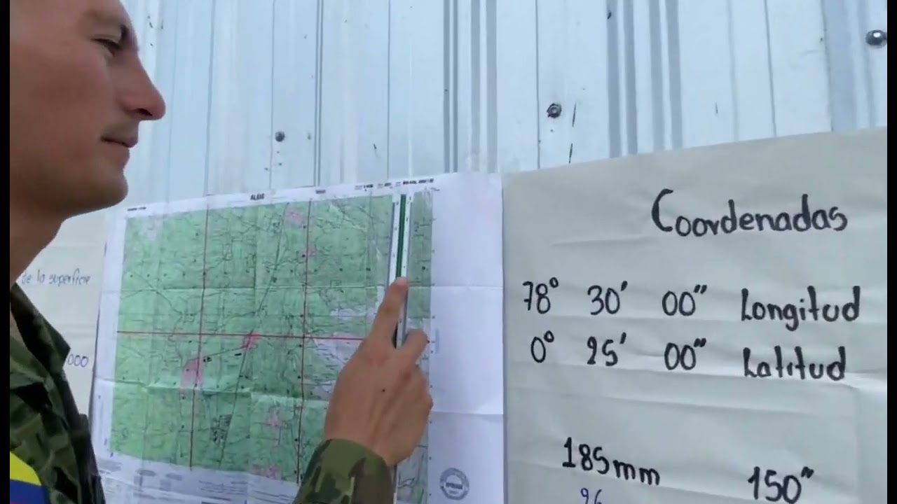 Como encontrar Coordenadas Rectangulares y Coordenadas Geográficas en una Carta Topográfica