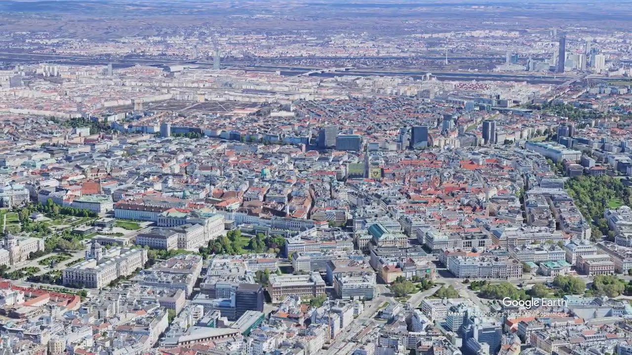 Vienna Aerial View 3D  Elegant 4K Drone Tour of Austria&rsquo;s Imperial Capital