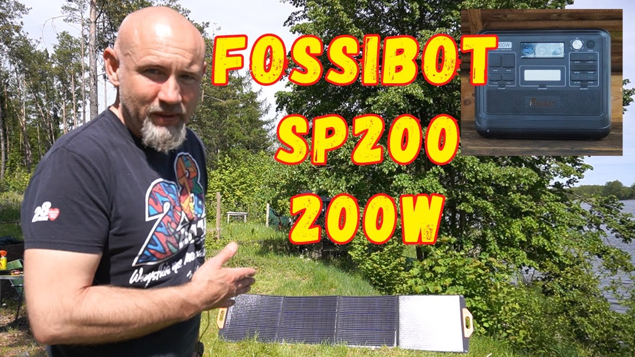 Ma 200W, jest składany i przenośny - panel słoneczny Fossibot SP200