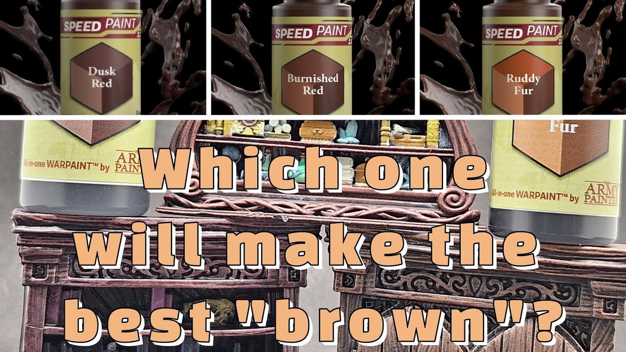 Best speed paints for wood furniture! Let's Paint the Libraries from Hero Quest
