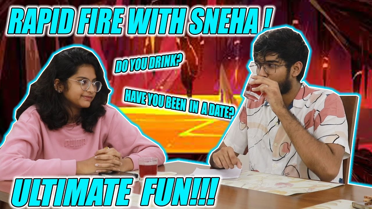 RAPID FIRE WITH SNEHOLIC | ULTIMATE FUN !! | @Sneholic Just Banana