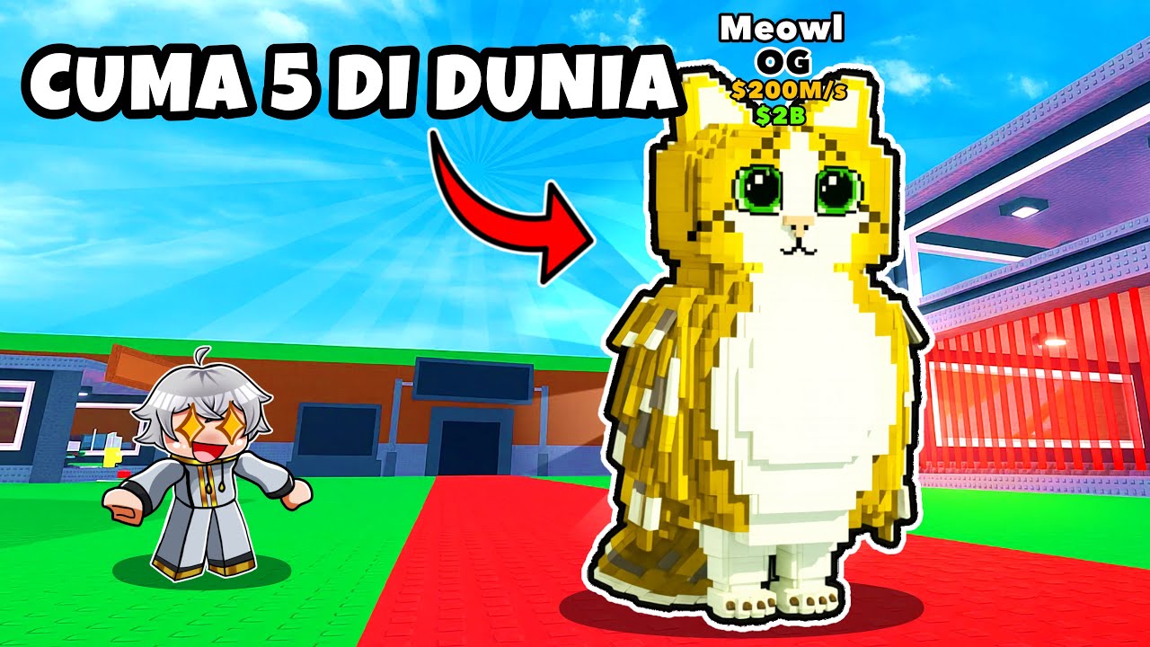 Aku Bakar ROBUX Demi OG BRAINROT MEOWL di Steal a Brainrot!